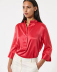 Dea Kudibal – Danitta-Bluse – Seidenstretch-Bluse – Amaranth
