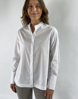 FFC - 12400 | 1030 - Bluse mit Mao-Kragen - weiß