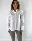 FFC - 12400 | 1030 - Bluse mit Mao-Kragen - weiß
