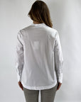 FFC - 12400 | 1030 - Bluse mit Mao-Kragen - weiß