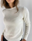 Anneclaire - D0859 201 - Pull Rundhals Wollmix - Off-White