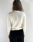 Anneclaire - D0859 201 - Pull Rundhals Wollmix - Off-White