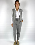 Peserico - P04887 | A71 - Hose mit Stretch-Krawatte aus Flanell