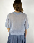 FFC – Cardigan Waffelstruktur – Ciel – 15017