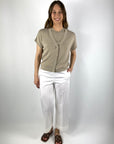 FFC - Strickjacke kurze Viskose - Clay - 15071