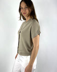 FFC - Strickjacke kurze Viskose - Clay - 15071