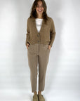 Peserico - S99630F03 | G46 – Strickjacke Alpaka-Mix – Macchiato