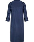 Dea Kudibal – Kamilles Dress – Seidenstretch-Hemdkleid – Dunkelblau