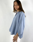 Hemisphere - Bluse Alesa - Denimblau