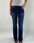 Cambio - Paris flared | 9268 - Jeans mit Detail - mid ink used