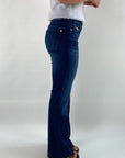 Cambio - Paris flared | 9268 - Jeans mit Detail - mid ink used