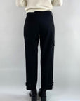 Cambio - Koko Cargo | 6131 - Cargohose Wollersatz - SCHWARZ