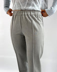 Exterior - 59901 cenere - Elastische Basic-Hose - hellgrau