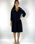 Natan - Balma 140 - Kleid Scuba-Textur - Marine