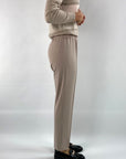 Exterior - 59901 Nocciola - Elastische Basic-Hose - Haselnuss