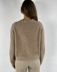 Hemisphere - 2421224SQBI-12 - Pailletten-Pullover - Karamell