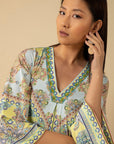Hale Bob - Zariah 4YAS610B - Kleid kurz V Perlen - türkis