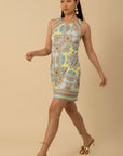 Hale Bob - Amber 4YAS612A - Kurzes ärmelloses Jerseykleid - Türkis