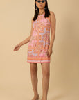Hale Bob - Amber 4YAS612A - Kurzes ärmelloses Jerseykleid - Koralle