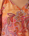 Hale Bob – Mallory 4YDD230A – Bluse mit Seidenvoile-Print – Pink