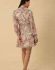 Hale Bob - Shelby 4YDD630A - Kurzes Chiffonkleid - Elfenbein