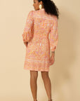 Hale Bob - Sloan 4YYU670A - Kleid bedrucktes mattes Jersey - orange