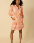 Hale Bob - Sloan 4YYU670A - Kleid bedrucktes mattes Jersey - orange