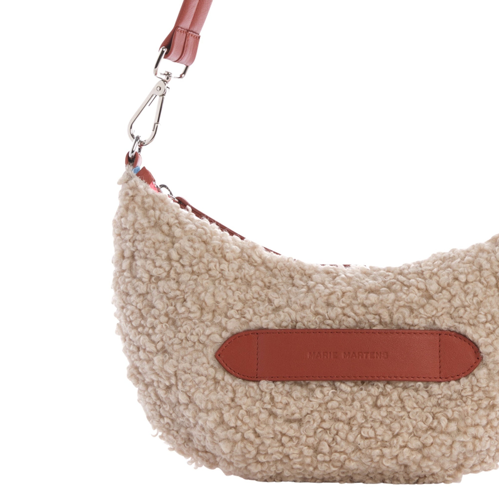 Marie Martens - Baby smile mouton - Handtas - cream brick