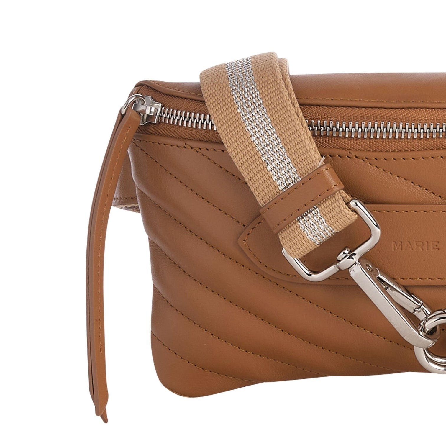 Marie Martens - Coachella quilted - Heuptasje - camel