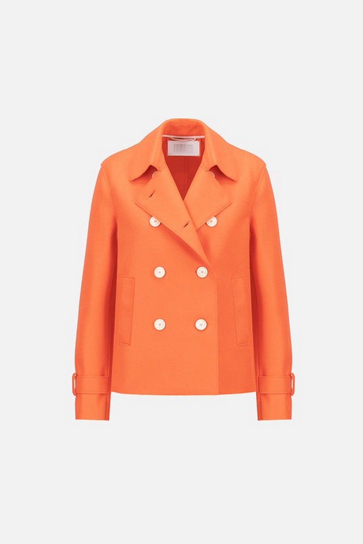 Harris Wharf - A2489MLX | 238 - Cropped trench pressed wool