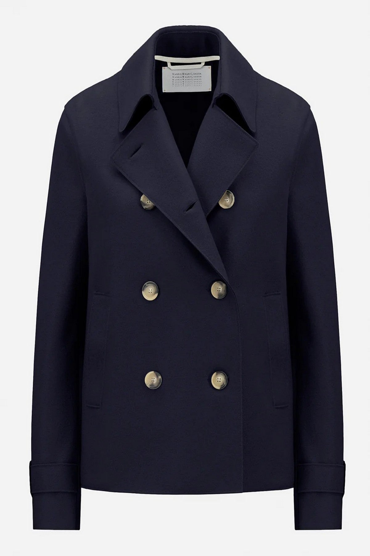 Harris Wharf - A2489MLX | 358 navy - Mantel kort trenchcoat