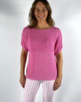 Anneclaire - D0593 725 - Pullover grober Netzstrick - rosa