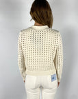 Anneclaire - D0535 1 - Kurze Shell-Strickweste - Mastix