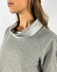 Antonelli Firenze - Minerva - Kleid mit Rollkragen und Taschen - Grau