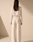 Oscar the collection - Amber trousers - Gerade geschnittene Hose - perle