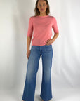 Anneclaire - D0975 231 - Pullover aus Baumwollmischung mit 1/2 Ärmeln - Blush