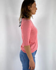 Anneclaire - D0975 231 - Pullover aus Baumwollmischung mit 1/2 Ärmeln - Blush
