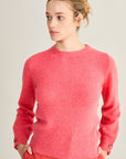 Anneclaire - D1204 477 - Pull ronde hals - koraal