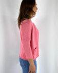 Anneclaire - D0116 556 - Kurze Weste aus Baumwollmischung - Blush