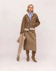 Urbancode korte reversible jas – Chalck Sand