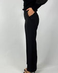 Cambio - Ava 6316 - Schwarze Hose aus Wollmischung