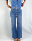 Cambio - Ada 9150 - Jeans 2 Sticktaschen - blau