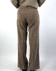 Cambio Amelie wide-leg corduroy pantalon – Ginger Biscuit