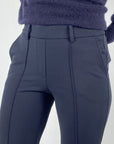 Cambio - Francoise | 6337 - Broek recht stretch - DARK NAVY