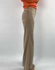 Cambio - Ada aufgesetzte Tasche - Feinripphose mit 2 Taschen - Gentle Oat