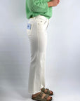 Cambio - Francesca | 9058- Hose mit Lurex-Detail - Off-White
