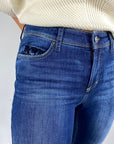 Cambio - Piper Shorts 9182 - Jeans feminin Superstretch blau