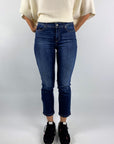 Cambio - Piper Shorts 9182 - Jeans feminin Superstretch blau