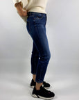 Cambio - Piper Shorts 9182 - Jeans feminin Superstretch blau