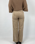 D.Exterior - 61738/A | 12 - Broek velours - beige